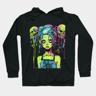 Litte green zombie Hoodie